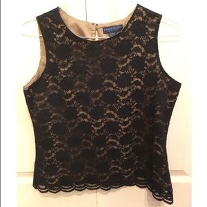 Black lace top
